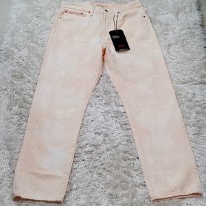 Levi's Wedgie Straight High Rise Tie dye Jeans